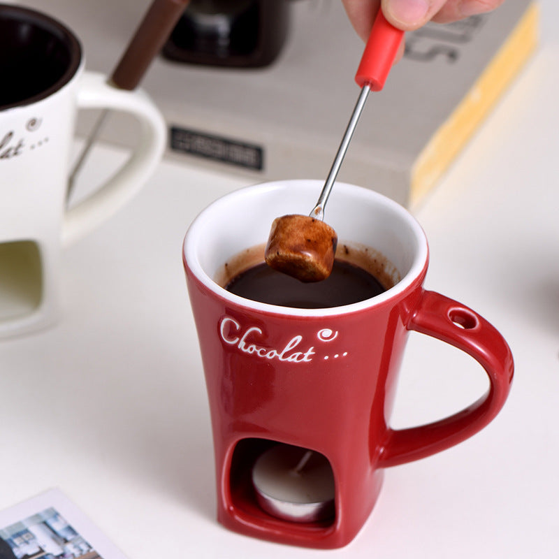 Ceramic Chocolate Cup Hot Pot Stove
